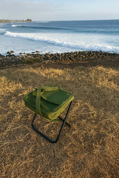 Tabouret à bandoulière – pliable, ultra-léger, prêt en 30 s